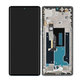 Motorola Edge 50 Fusion - Ecran LCD + Sticlă Tactilă + Ramă (Marshmallow Blue) - 5D68C24359 Genuine Service Pack