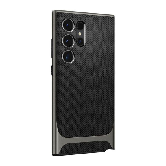 Spigen - Caz Neo Hybrid pentru Samsung Galaxy S24 Ultra, Gunmetal