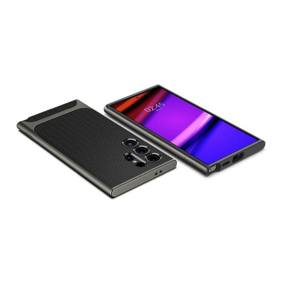 Spigen - Caz Neo Hybrid pentru Samsung Galaxy S24 Ultra, Gunmetal