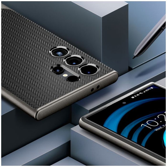 Spigen - Caz Neo Hybrid pentru Samsung Galaxy S24 Ultra, Gunmetal