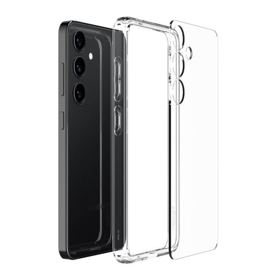 Spigen - Caz Ultra Hybrid pentru Samsung Galaxy S24 Plus, Crystal Clear