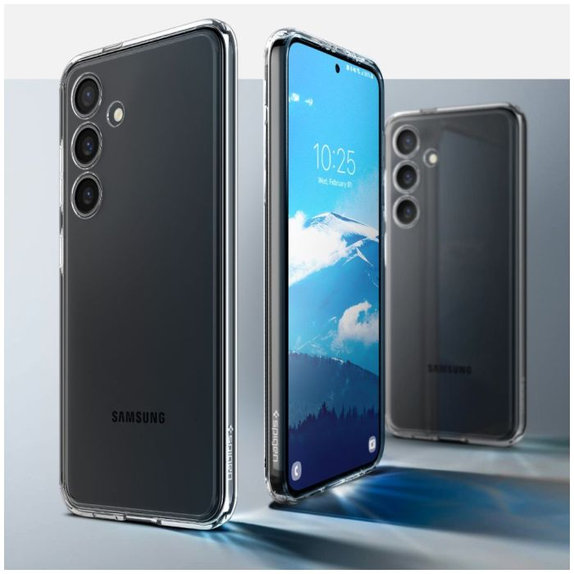 Spigen - Caz Ultra Hybrid pentru Samsung Galaxy S24 Plus, Crystal Clear