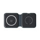 FixPremium - MagSafe Duo pentru iPhone & Apple Watch, negru