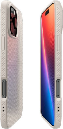Spigen - Caz Liquid Air pentru iPhone 16 Pro Max, natural titanium