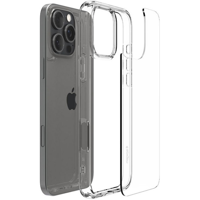 Spigen - Caz Ultra Hybrid pentru iPhone 16 Pro Max, crystal clear