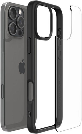 Spigen - Caz Ultra Hybrid pentru iPhone 16 Pro Max, matte black