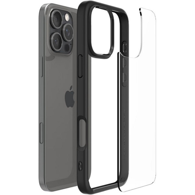 Spigen - Caz Ultra Hybrid pentru iPhone 16 Pro Max, matte black