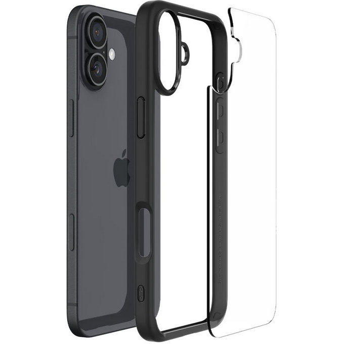 Spigen - Caz Ultra Hybrid pentru iPhone 16 Plus, matte black