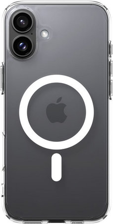 Spigen - Caz Ultra Hybrid cu MagSafe pentru iPhone 16 Plus, alb