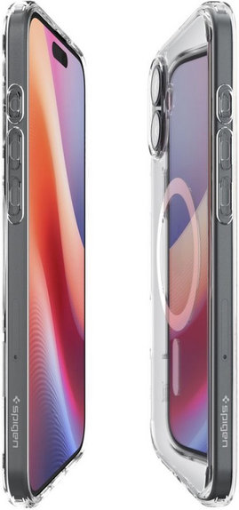 Spigen - Caz Ultra Hybrid cu MagSafe pentru iPhone 16 Plus, alb