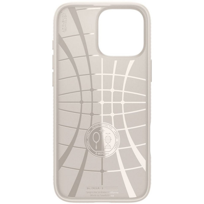 Spigen - Caz Liquid Air pentru iPhone 16 Pro, natural titanium