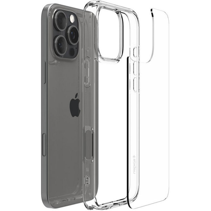 Spigen - Caz Ultra Hybrid pentru iPhone 16 Pro, crystal clear