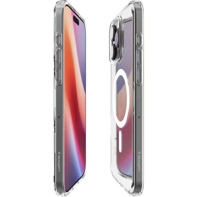Spigen - Caz Ultra Hybrid cu MagSafe pentru iPhone 16 Pro, alb