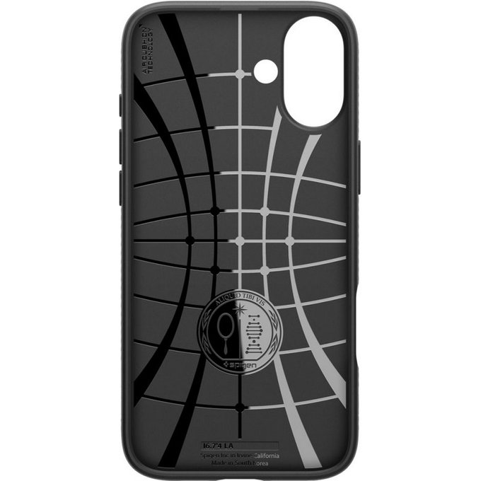 Spigen - Caz Liquid Air pentru iPhone 16, matte black