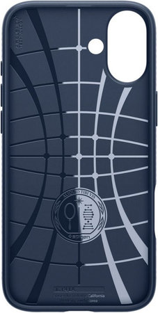 Spigen - Caz Liquid Air pentru iPhone 16, navy blue