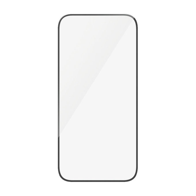 Sticlă securizată UWF cu aplicator pentru iPhone 16/15, Negru, PanzerGlass