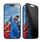 Sticlă securizată UWF Privacy cu aplicator pentru iPhone 16/15, Negru, PanzerGlass