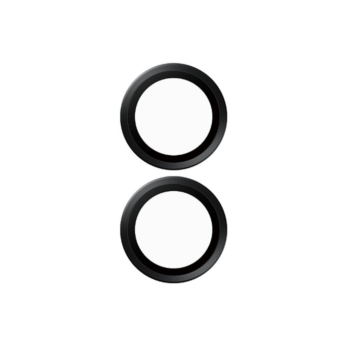 PanzerGlass - Capac de protecție & obiectivul camerei Hoops Ceramic pentru iPhone 16 & 16 Plus, negru