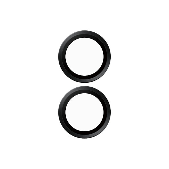 PanzerGlass - Capac de protecție & obiectivul camerei Hoops pentru iPhone 16 & 16 Plus, negru