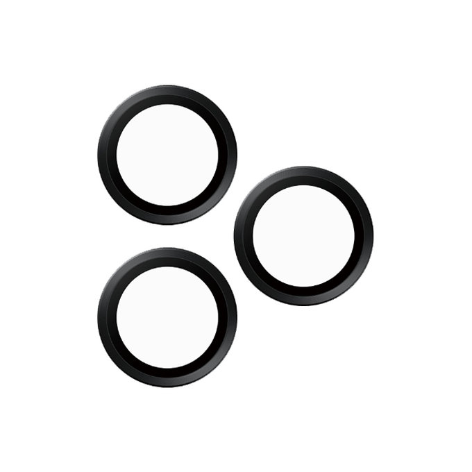 PanzerGlass - Capac de protecție & obiectivul camerei Hoops pentru iPhone 16 Pro & 16 Pro Max, negru
