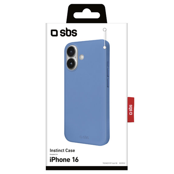 SBS - Caz Instinct pentru iPhone 16, albastru
