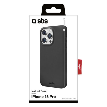 SBS - Caz Instinct pentru iPhone 16 Pro, negru