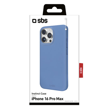 SBS - Caz Instinct pentru iPhone 16 Pro Max, albastru