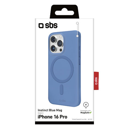 SBS - Caz Instinct Mag s MagSafe pentru iPhone 16 Pro, albastru