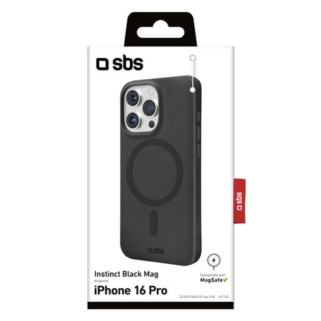 SBS - Caz Instinct Mag s MagSafe pentru iPhone 16 Pro, negru
