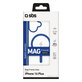 SBS - Caz Mag Frame s MagSafe pentru iPhone 16 Plus, albastru