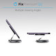 FixPremium - Stand de încărcare cu Qi2 pentru iPhone, Apple Watch & AirPods, negru