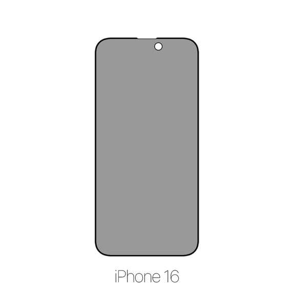 FixPremium Privacy Anti-Spy Glass - Geam securizat pentru iPhone 16