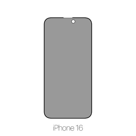 FixPremium Privacy Anti-Spy Glass - Geam securizat pentru iPhone 16