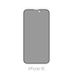 FixPremium Privacy Anti-Spy Glass - Geam securizat pentru iPhone 16