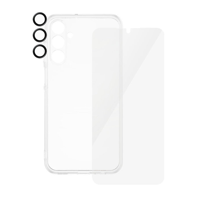 Bundle protecție lentile cameră + sticlă securizată UWF + husă TPU pentru Samsung A15 5G, SAFE