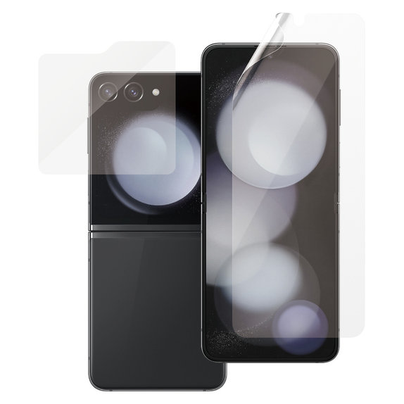 Folie de protecție UWF și sticlă securizată pentru Samsung Galaxy Z Flip6, Transparent, SAFE by PanzerGlass