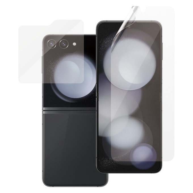 Folie de protecție UWF și sticlă securizată pentru Samsung Galaxy Z Flip6, Transparent, SAFE by PanzerGlass
