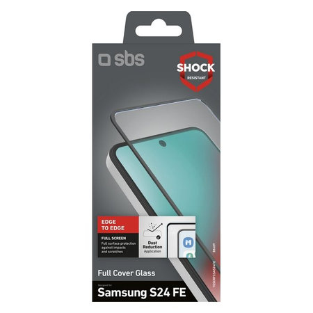 SBS - Geam Securizat Full Cover pentru Samsung Galaxy A36, A56 & S24 FE, negru