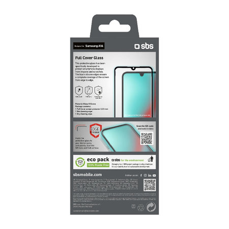 SBS - Geam Securizat Full Cover pentru Samsung Galaxy A17, A16 & A26, negru
