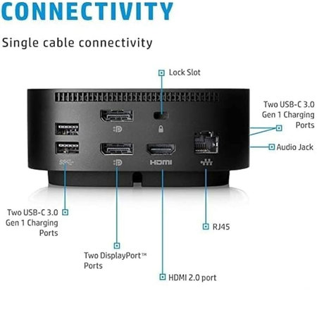 HP - Stație de andocare G5 (USB-C) Recondiționat