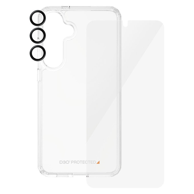 Bundle Hoops + Sticlă securizată UWF + Hard Case D3O pentru Samsung Galaxy S24+, PanzerGlass