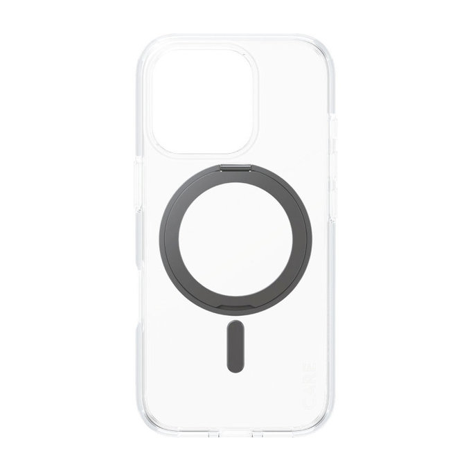 Husă Kickstand cu MagSafe pentru iPhone 16 Pro, Negru, CARE