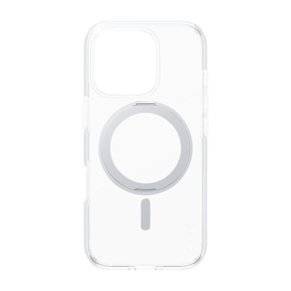 Husă Kickstand cu MagSafe pentru iPhone 16 Pro, Argintiu, CARE
