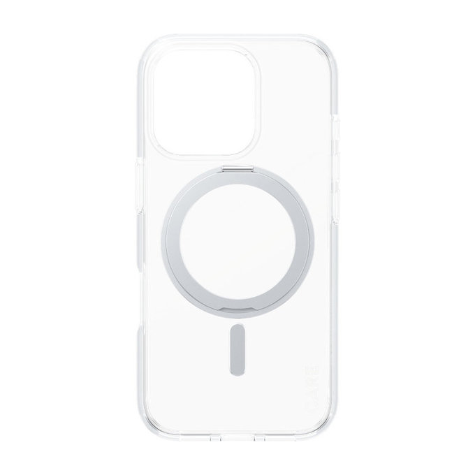 Husă Kickstand cu MagSafe pentru iPhone 16 Pro, Argintiu, CARE