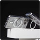 Husă Kickstand cu MagSafe pentru iPhone 16 Pro, Argintiu, CARE