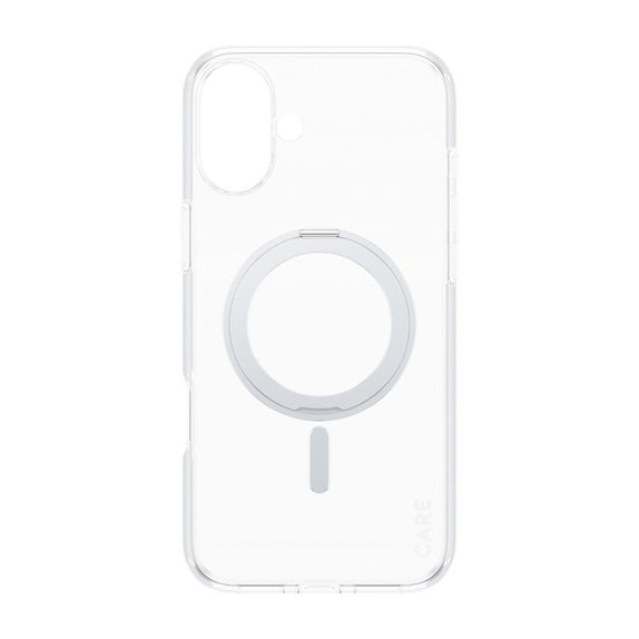 Husă Kickstand cu MagSafe pentru iPhone 16 Plus, Argintiu, CARE
