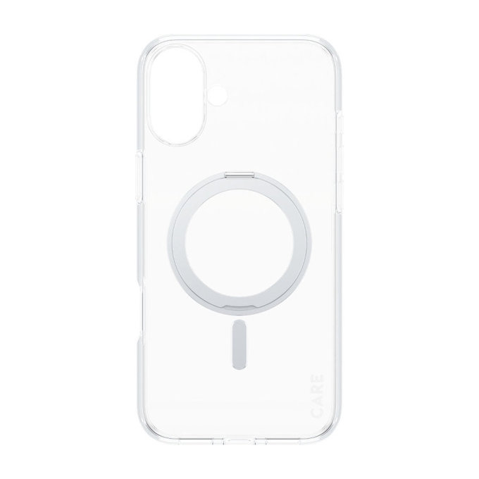 Husă Kickstand cu MagSafe pentru iPhone 16 Plus, Argintiu, CARE