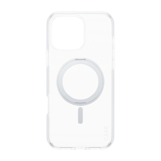 Husă Kickstand cu MagSafe pentru iPhone 16 Pro Max, Argintiu, CARE