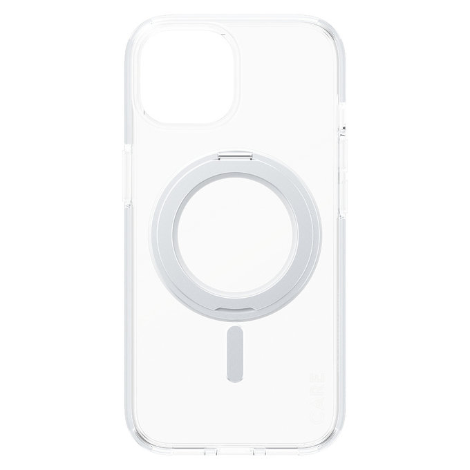 Caz Kickstand cu MagSAFE by PanzerGlass pentru iPhone 15, Argintiu, PanzerGlass