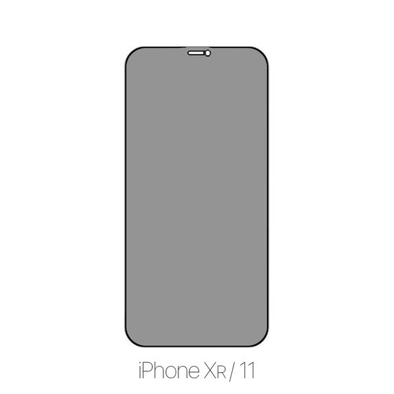 FixPremium Privacy Anti-Spy Glass - Geam securizat pentru iPhone XR & 11